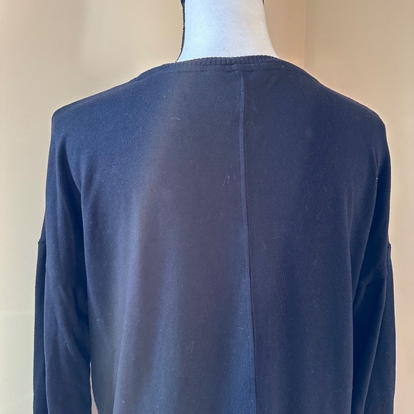 *TIME AND TRU* Black Long Sleeve Center Seam Fashion Sweater Size Small … - Picture 5 of 8